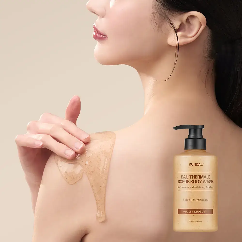 [각질케어] 쿤달 오 떼르말 스파 스크럽 바디워시 500ml 3종 택1